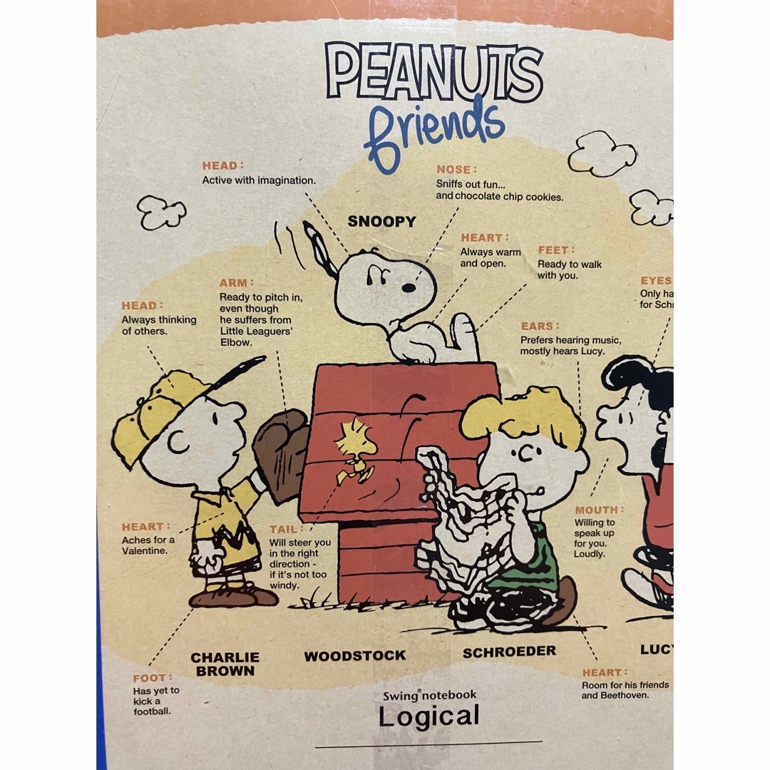 SNOOPY(スヌーピー)のスヌーピー　ロジカルノート インテリア/住まい/日用品の文房具(ノート/メモ帳/ふせん)の商品写真