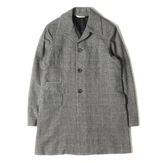 ポールスミス(Paul Smith)のPaul Smith ポールスミス コート サイズ:L グレンチェック ウール ツイード 3B チェスター コート COLLECTION コレクション ホワイト ブラック 白黒 アウター ジャケット 日本製【メンズ】【中古】(その他)