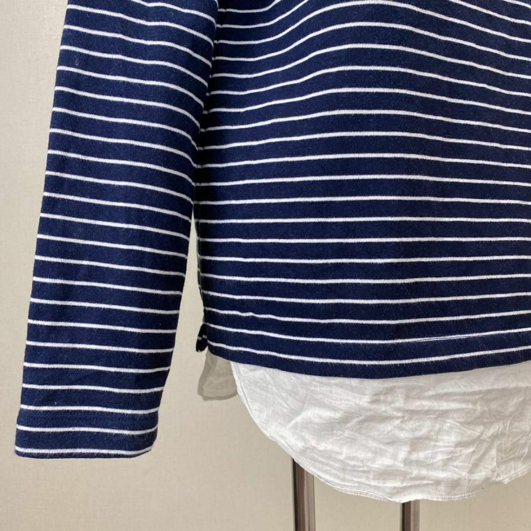 J.Crew(ジェイクルー)の◎◎J.Crew MERCANTILE　レイヤード風　ハイネックトップス　M相当 レディースのトップス(トレーナー/スウェット)の商品写真