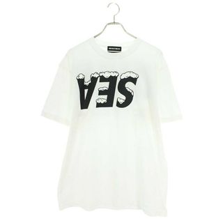 ゴッドセレクショントリプルエックス(GOD SELECTION XXX)のゴッドセレクショントリプルエックス ×ウィンダンシー WIND AND SEA ロゴプリントTシャツ メンズ L(Tシャツ/カットソー(半袖/袖なし))