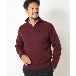 メンズビギ(MEN'S BIGI)のメンズビギ　7Gハニカムスキッパーニット(ニット/セーター)