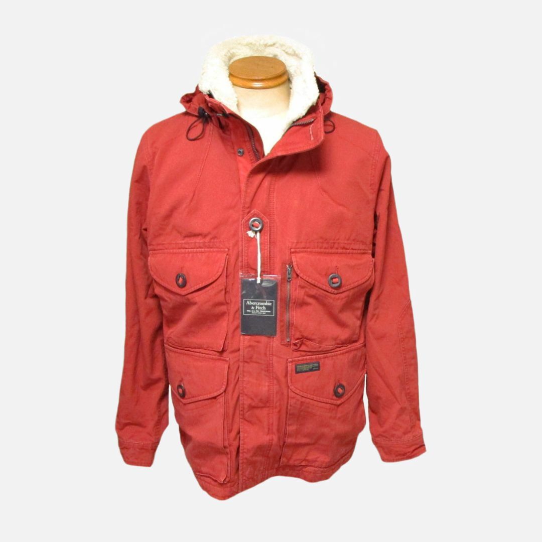 Abercrombie&Fitch(アバクロンビーアンドフィッチ)の★新品★アバクロンビー&フィッチ★コンバットジャケット (Rust Red/L) メンズのジャケット/アウター(ミリタリージャケット)の商品写真