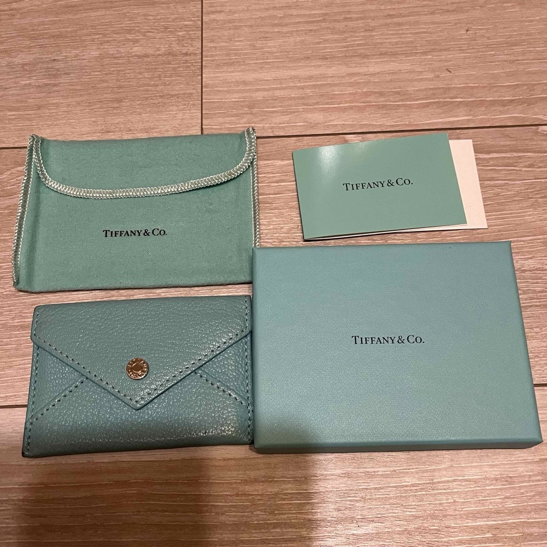 Tiffany & Co.(ティファニー)の【付属品あり】Tiffany envelop型カードケース レディースのファッション小物(名刺入れ/定期入れ)の商品写真