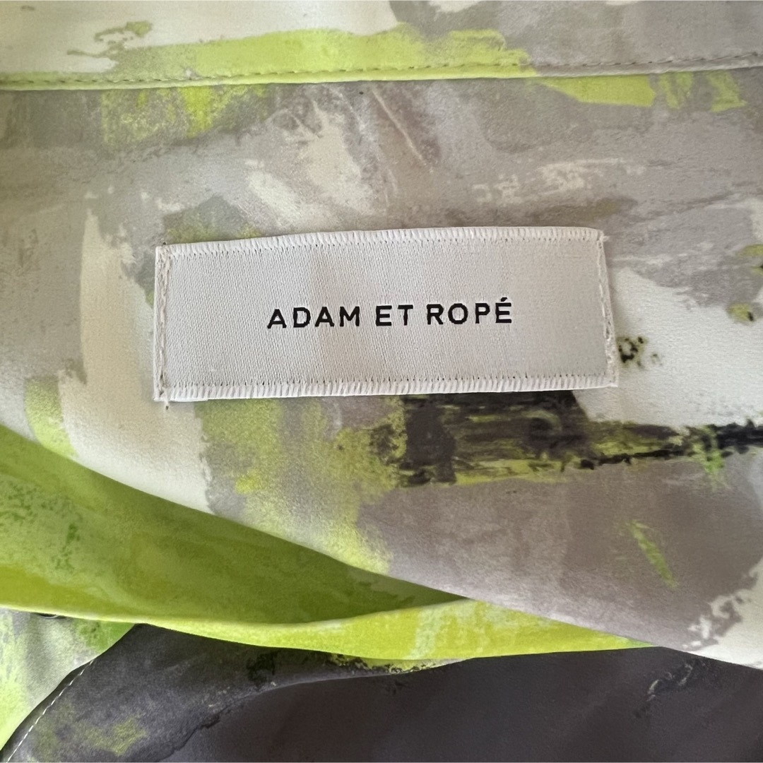 Adam et Rope'(アダムエロぺ)のADAM ET ROPE アダムエロペ ボリュームスリーブプリントワンピース レディースのワンピース(ロングワンピース/マキシワンピース)の商品写真