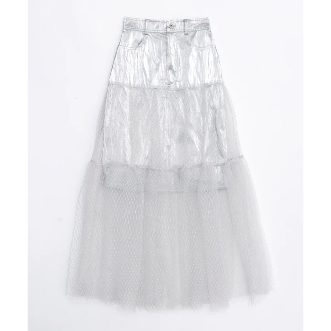 MAISON SPECIAL(メゾンスペシャル)のMetallic Hard Tulle Skirt レディースのスカート(ロングスカート)の商品写真