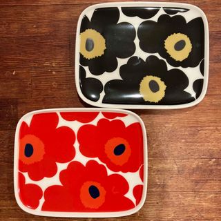 マリメッコ(marimekko)のマリメッコ　スクエアプレート　2枚(食器)