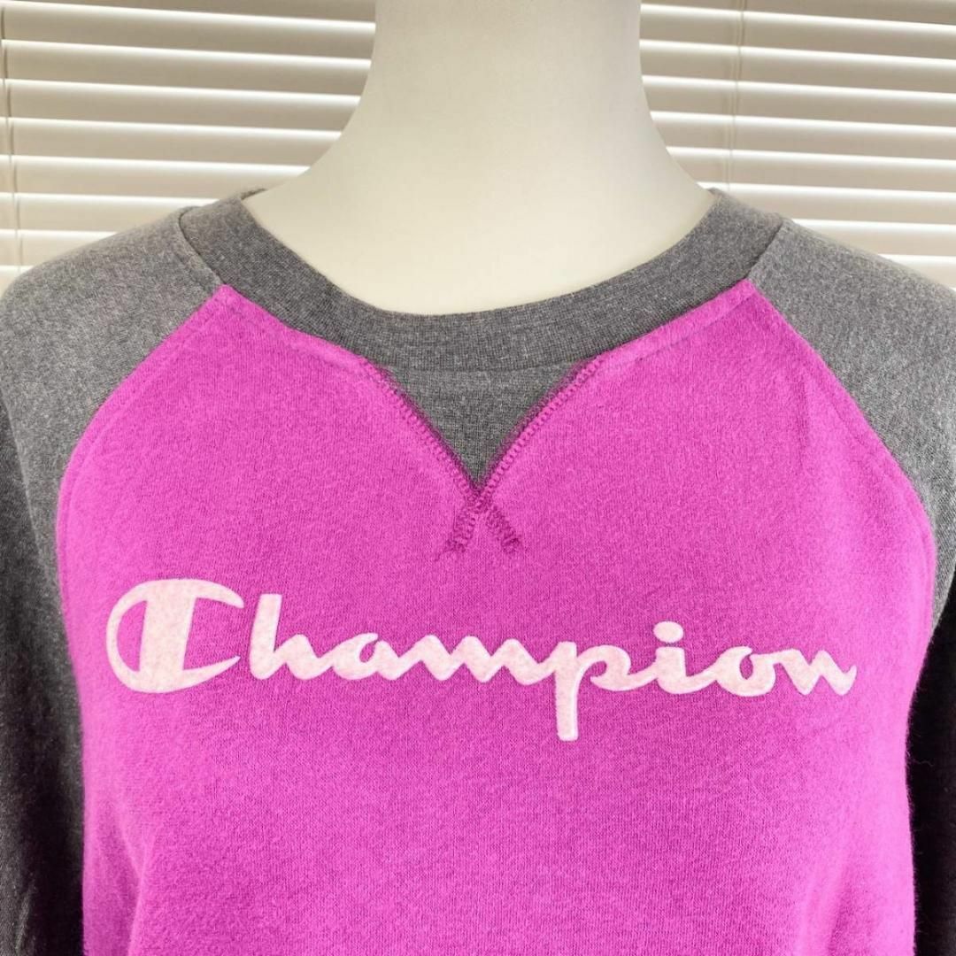 Champion(チャンピオン)のChampion チャンピオン スェットトレーナー　M　パープル レディースのトップス(トレーナー/スウェット)の商品写真