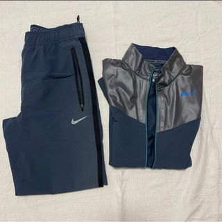 ナイキ(NIKE)のNIKE ネイビー×グレー　ジャージ　上下セットアップ(ジャージ)