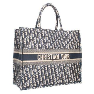 Dior - ディオール  BOOK TOTE/ブックトート オブリーク総柄トートバッグ メンズ L