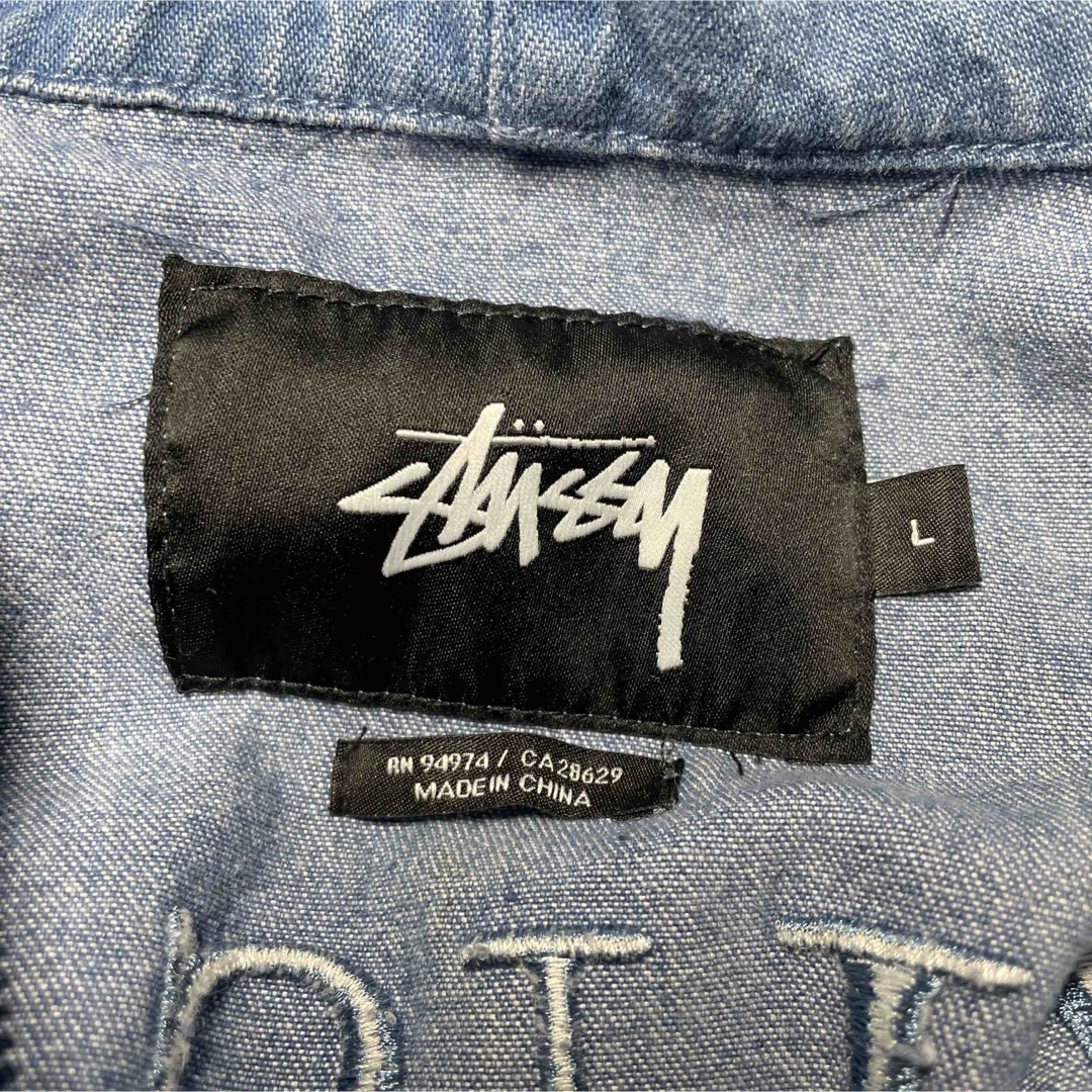 STUSSY - 【希少品】ステューシー デニムパーカー フーディー STUSSY - 【希少品】ステューシー デニムパーカー フーディー