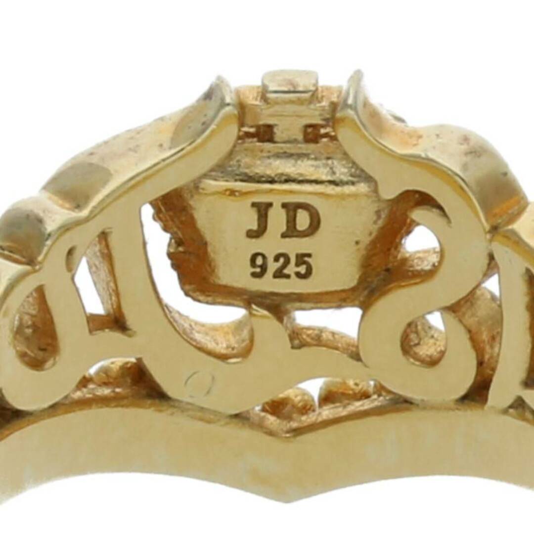 Justin Davis(ジャスティンデイビス)のジャスティンデイビス  SRJ772 DIGNITY ゴールドフィニッシュクラウンロゴモチーフリング メンズ 8.5号 メンズのアクセサリー(リング(指輪))の商品写真