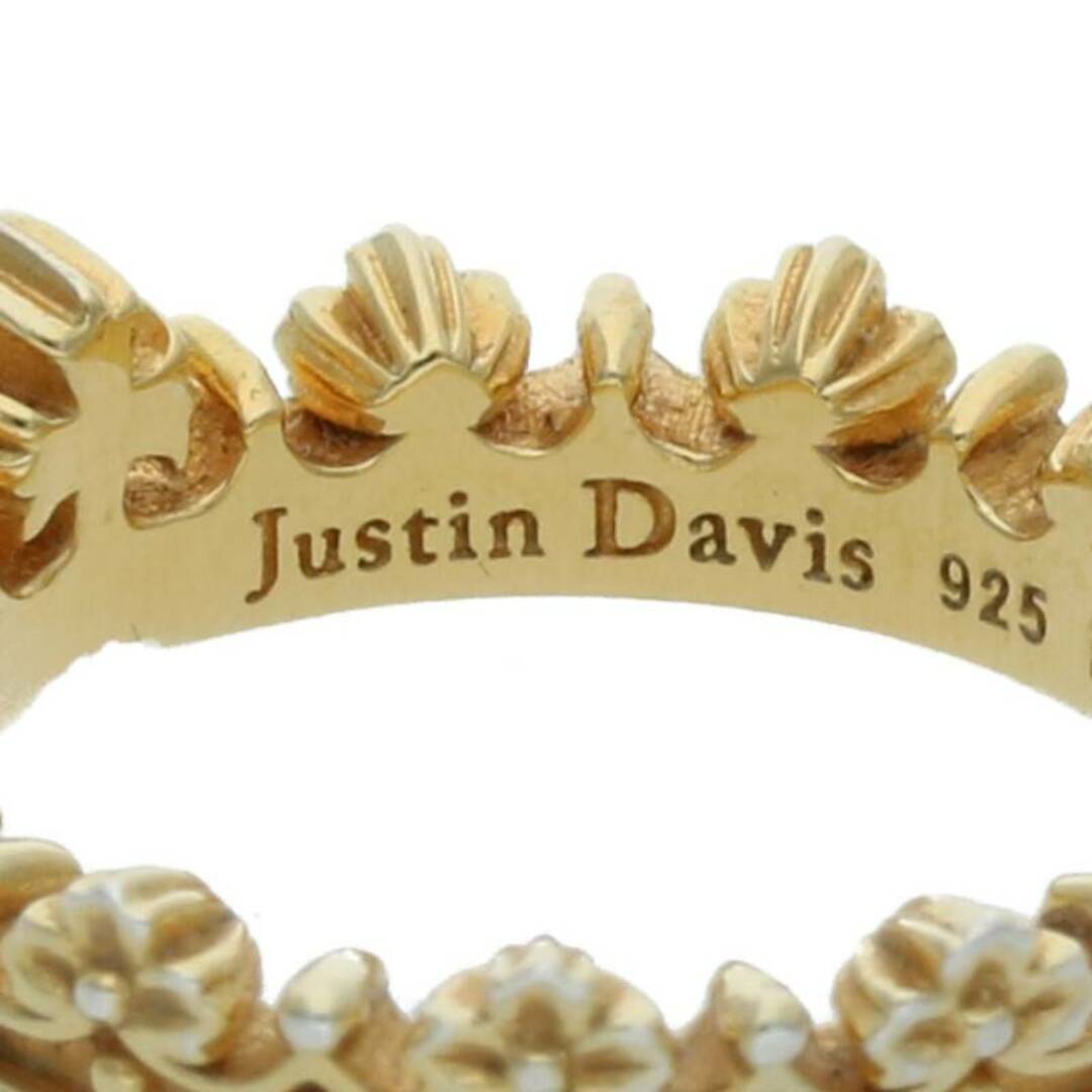 Justin Davis(ジャスティンデイビス)のジャスティンデイビス  SRJ771 CORONATION 1Pダイヤゴールドフィニッシュリング メンズ 8.5号 メンズのアクセサリー(リング(指輪))の商品写真