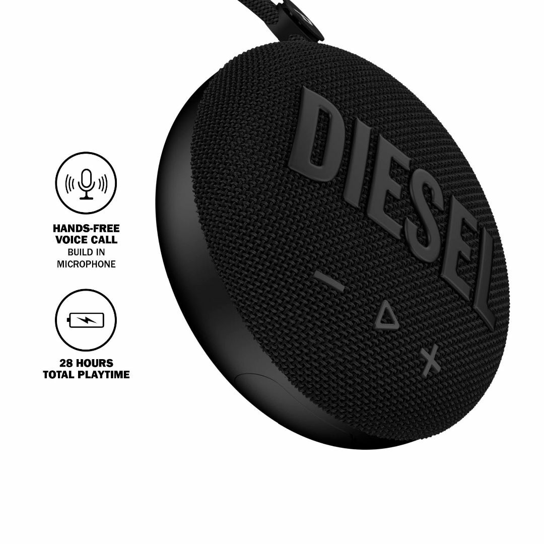 DIESEL コンパクト スピーカー Bluetooth 小型 ポータブルスピー