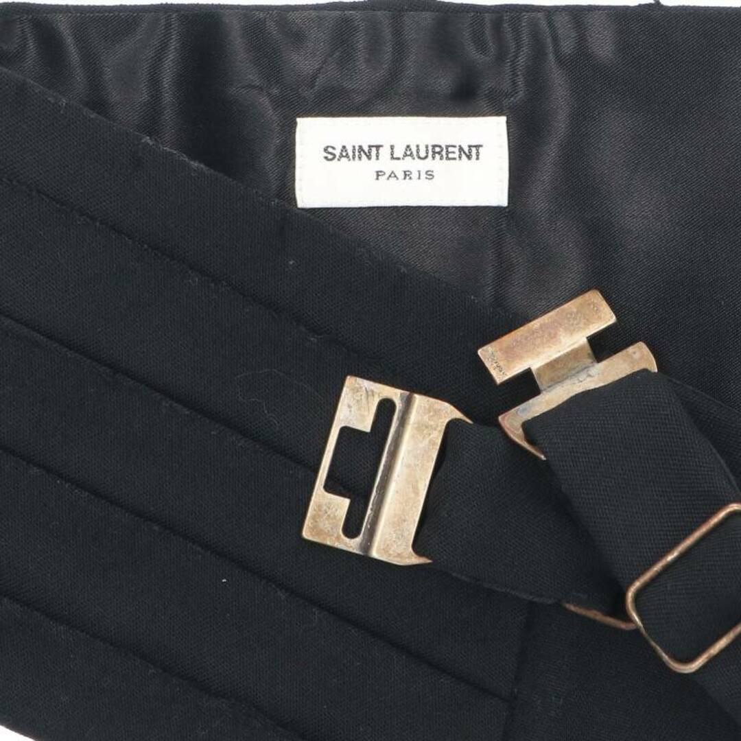 Saint Laurent(サンローラン)のサンローランパリ ダメージ加工カマーバンドベルト メンズ メンズのファッション小物(ベルト)の商品写真