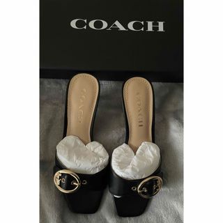 コーチ(COACH)の☆新品・未使用【COACH ABIGAIL】レザーサンダル(サンダル)