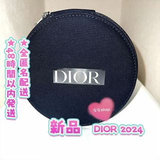 クリスチャンディオール(Christian Dior)の新品 ディオール 円型ポーチ ミラー付き バニティノベルティ 丸 ポーチ(ボディバッグ/ウエストポーチ)