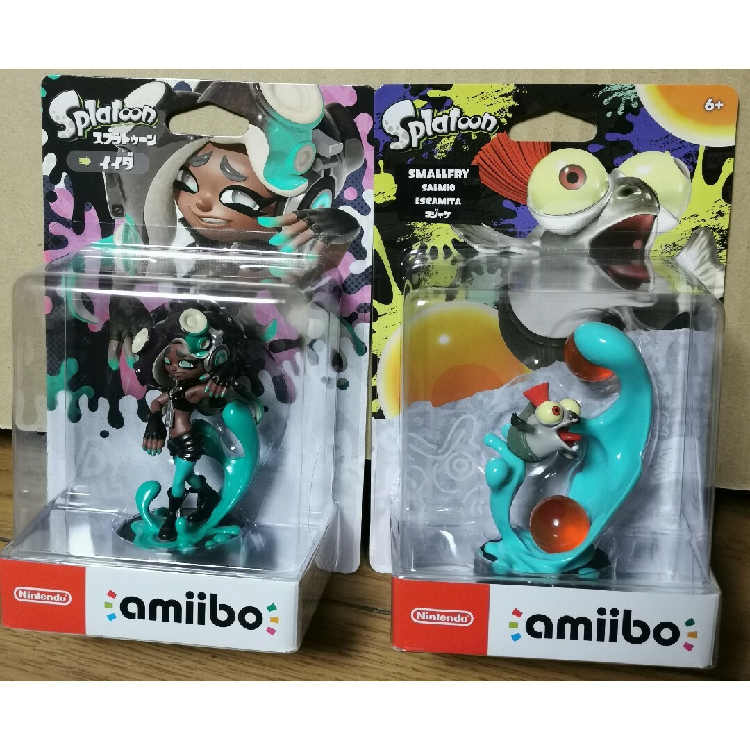 任天堂(ニンテンドウ)のamiibo イイダ スプラトゥーン iida イーダ フィギュア  コジャケ エンタメ/ホビーのフィギュア(ゲームキャラクター)の商品写真