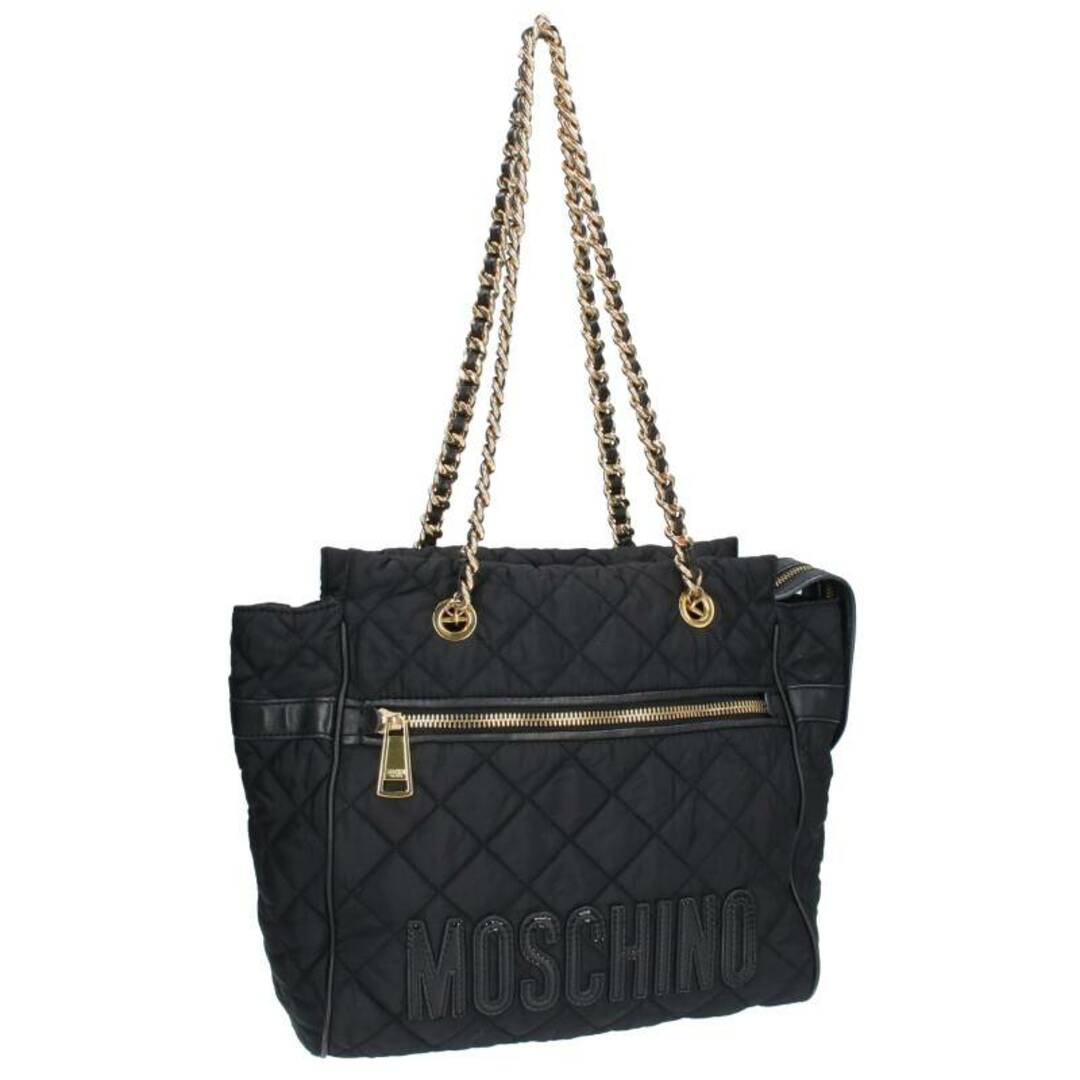 MOSCHINO モスキーノ キルティング トートバッグ バッグ 鞄 ブラック