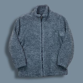 パタゴニア(patagonia)の90s ヴィンテージフルジップボアフリースジャケット パイル グレー ゴープコア(その他)