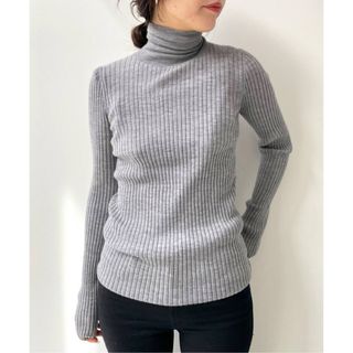 アパルトモンドゥーズィエムクラス(L'Appartement DEUXIEME CLASSE)の新品未使用☆アパルトモン☆ WIDE Rib Knit/グレー(ニット/セーター)