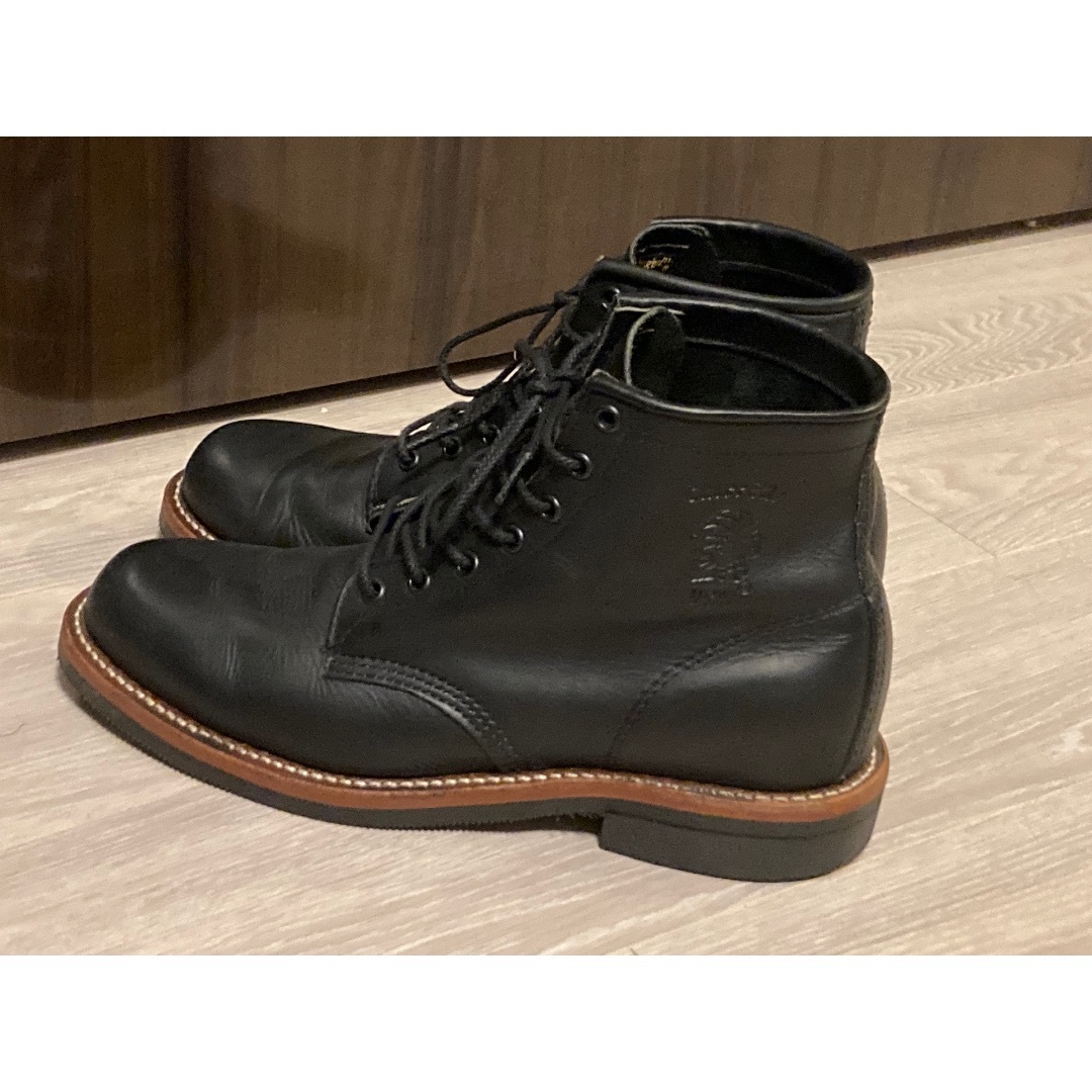 CHIPPEWA(チペワ)の【極美品】CHIPPEWA/レザーブーツ/27.5cm/ブラック/ メンズの靴/シューズ(ブーツ)の商品写真