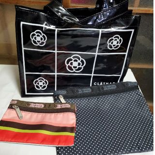 レスポートサック(LeSportsac)の美品、クレイサスト-トバック、LeSportsacポ-チ、2点合計、合計3点(トートバッグ)