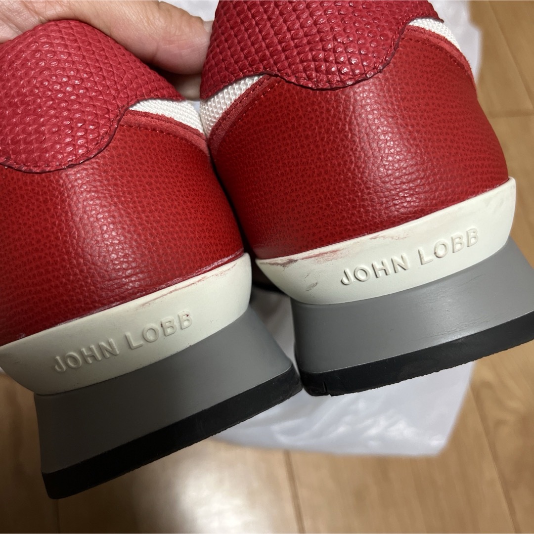 JOHN LOBB(ジョンロブ)の美品　ジョンロブ　JOHN LOBB FOUDRY レッド　レア メンズの靴/シューズ(スニーカー)の商品写真