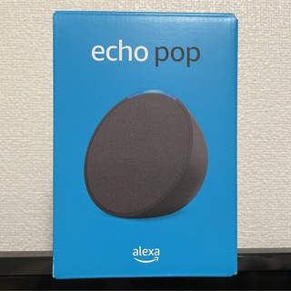 エコー(ECHO)のEcho Pop エコーポップ　スピーカー with Alexa チャコール(スピーカー)