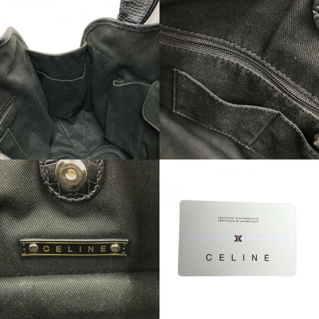 celine(セリーヌ)の　セリーヌ CELINE Cロゴ ビタースウィート ブラウン/ブラック ナイロンキャンバス/レザー レディース ショルダーバッグ レディースのバッグ(ショルダーバッグ)の商品写真