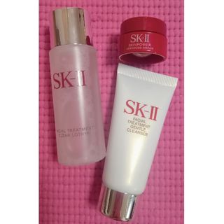 エスケーツー(SK-II)のSK-II ミニサイズ洗顔料・ふき取り化粧水・クリーム(サンプル/トライアルキット)