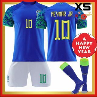 SALE❗ブラジル代表 ネイマール 大人用XS 青⚽サッカーユニフォーム キッズ(その他)