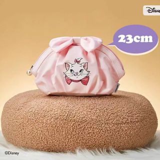 ディズニー(Disney)のDisney × MINISO　マリーちゃん　ディズニー　リボン付きポーチ(ポーチ)