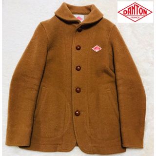 ダントン(DANTON)のDANTON ダントン ウールモッサ シングル ジャケット くるみボタン(ピーコート)