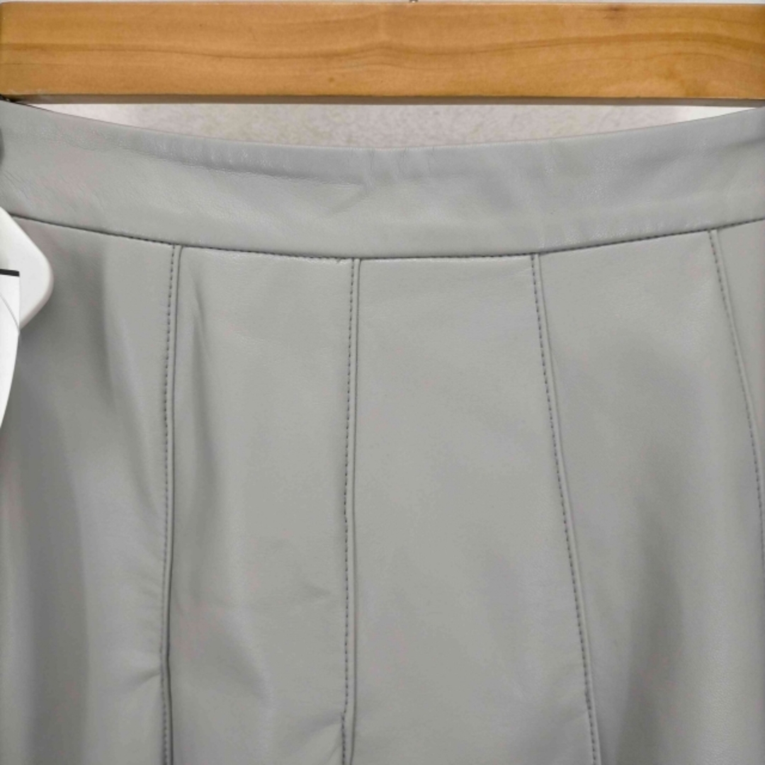 ánuans(アニュアンス)のanuans(アニュアンス)  ステッチプリーツフェイクレザースカート スカート レディースのスカート(その他)の商品写真