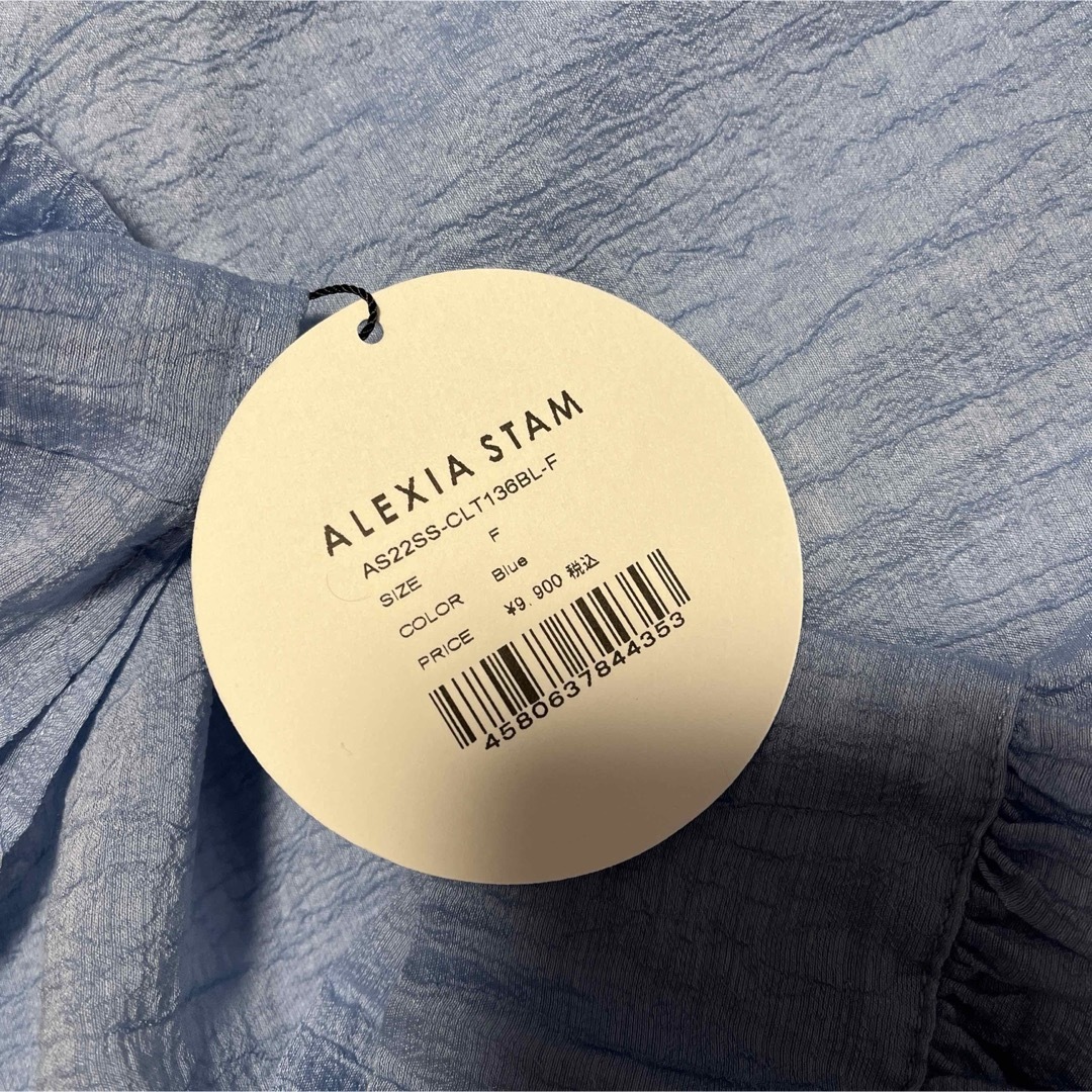 ALEXIA STAM(アリシアスタン)の新品タグ付き　alexiastam ブラウス レディースのトップス(シャツ/ブラウス(長袖/七分))の商品写真