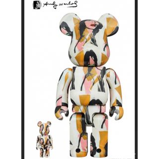 ベアブリック(BE@RBRICK)のアンディウォーホル ×ミックジャガー ベアブリック(その他)