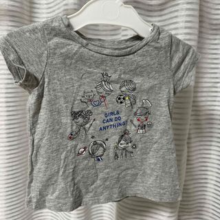 ベビーギャップ(babyGAP)のGAP baby 12-18ヶ月　Tシャツ　グレー(Ｔシャツ)