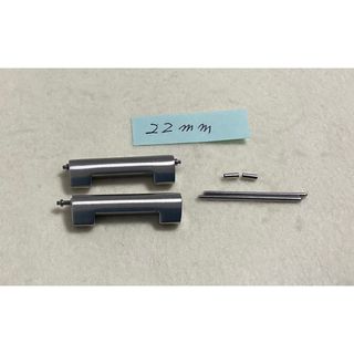 wena3用 エンドピース22mm  シルバー(腕時計(デジタル))