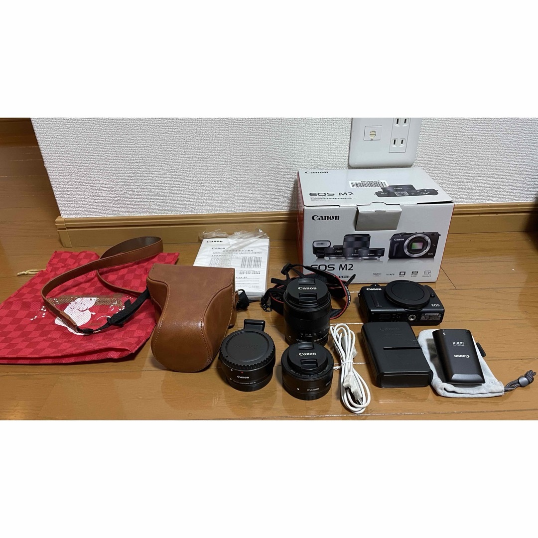 Canon EOS M2 EOS M2 Wレンズキット BKブラック撮像素子サイズ