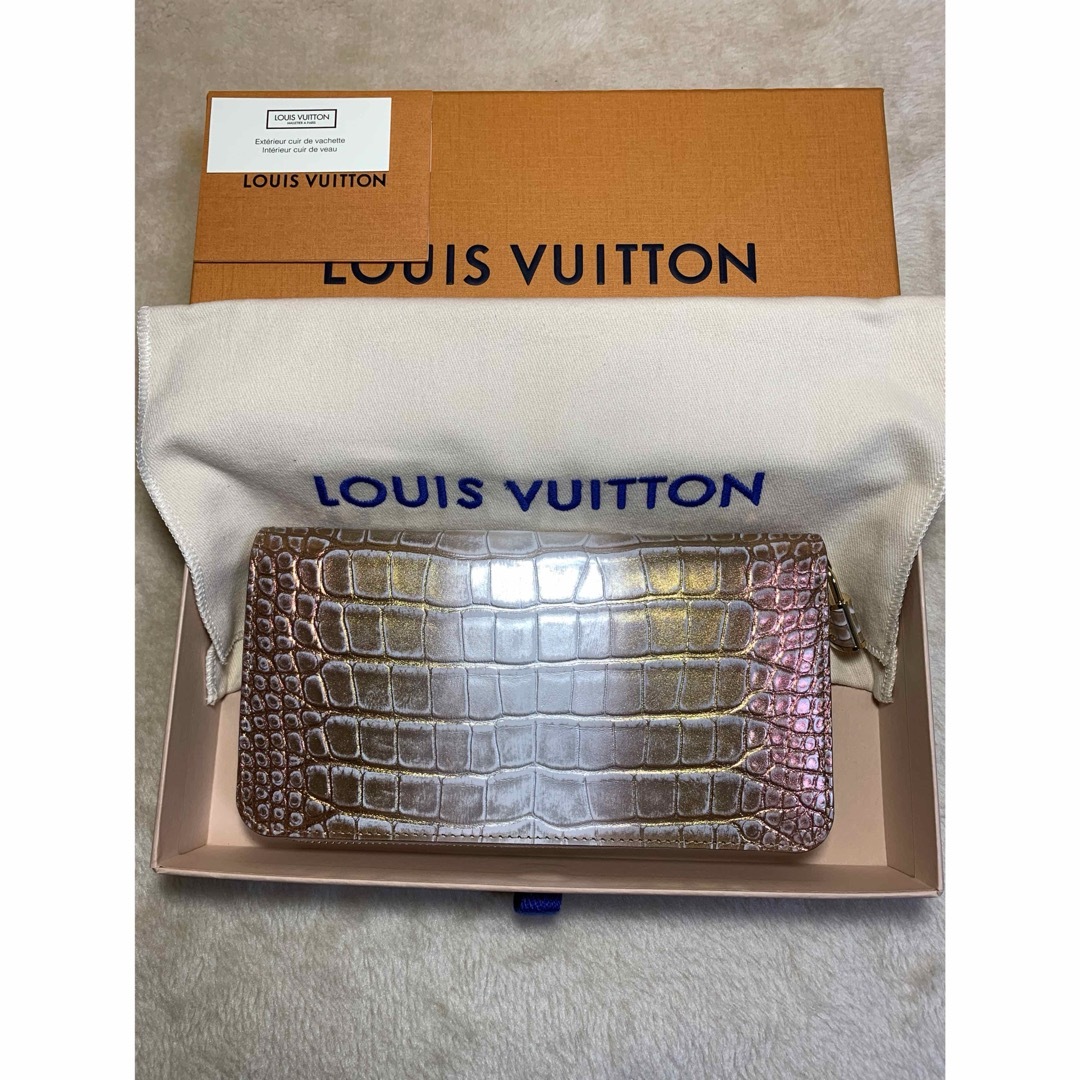 ルイヴィトン　ジッピー 　Louis Vuitton クロコダイル 　パドロック財布