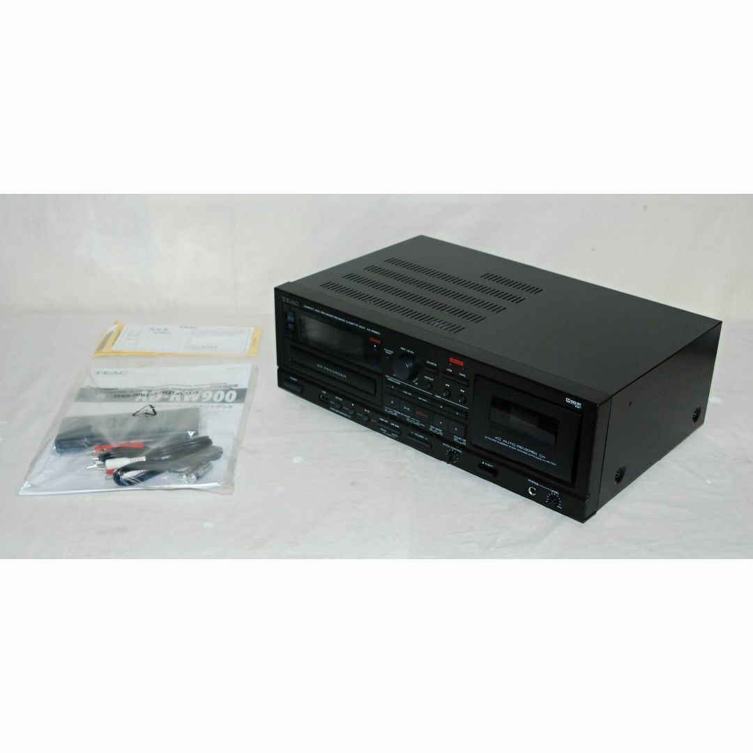 電源100VAC50-60HzTEAC CD/カセットレコーダー USB接続対応 AD-RW900 ブラック