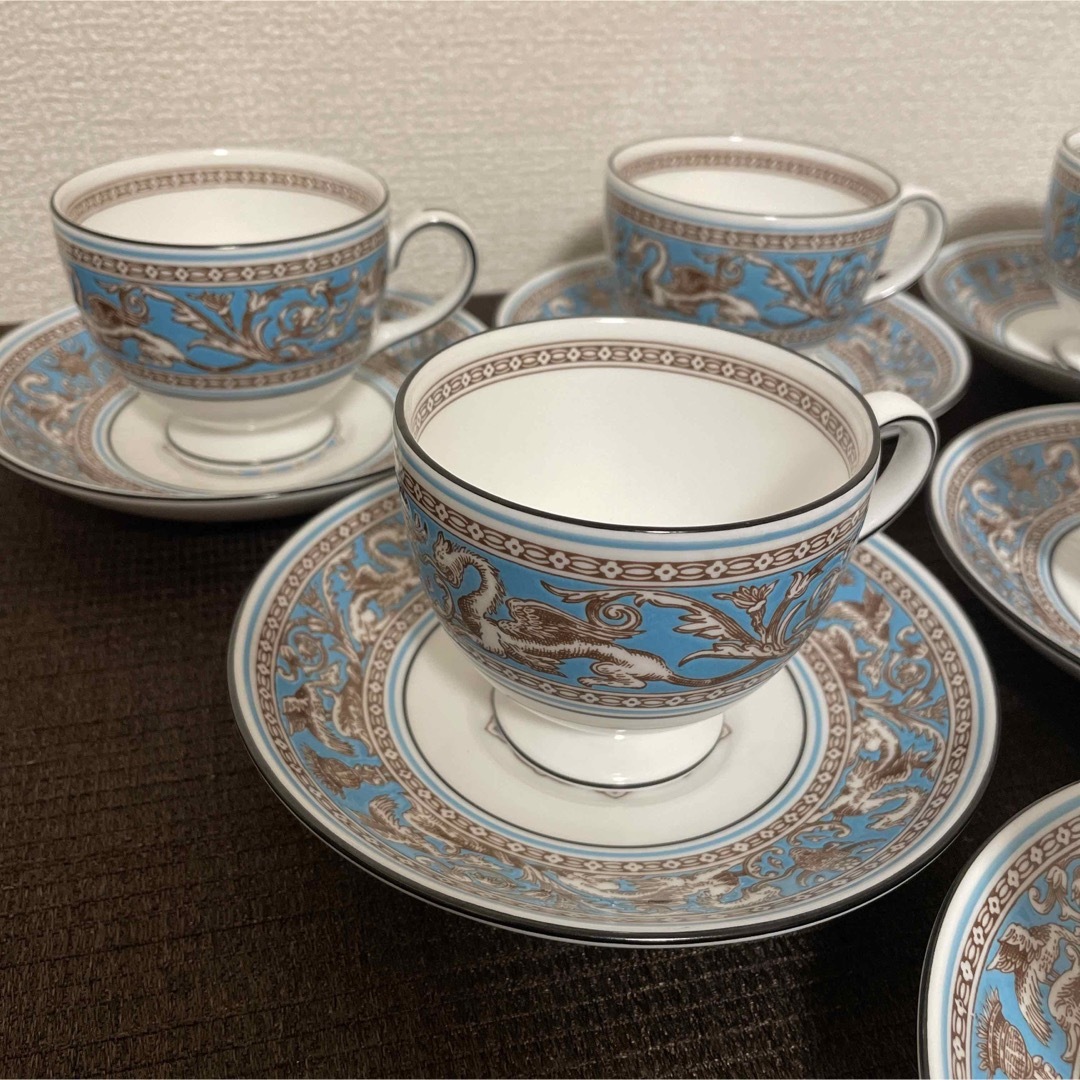 WEDGWOOD - ウェッジウッド フロレンティーン ターコイズ リー カップ