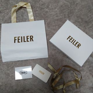 フェイラー(FEILER)のFEILER フェイラー 空箱 包装紙 リボン 紙袋【美品・送料込み】(ラッピング/包装)