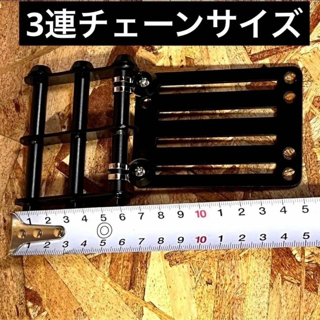 レッド ベルトループ付き3連チェーン ニックス風 腰道具 腰袋 レッド ベルトループ付き3連チェーン ニックス風 腰道具 腰袋