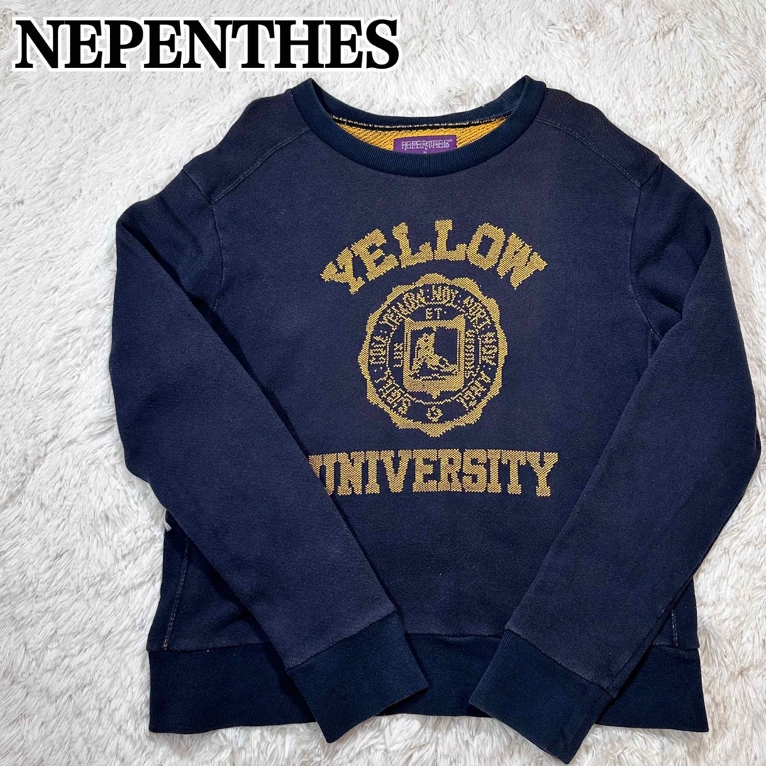 NEPENTHES(ネペンテス)のNEPENTHES ネペンテス スウェット トレーナー ネイビー 紺 メンズのトップス(Tシャツ/カットソー(七分/長袖))の商品写真