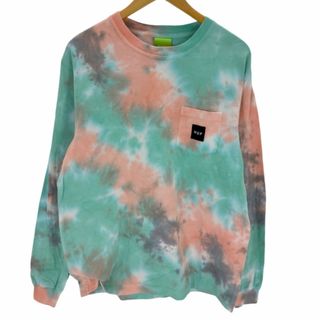 ハフ(HUF)のHUF(ハフ) DYE BOX LOGO POCKET LS TEE メンズ(Tシャツ/カットソー(七分/長袖))