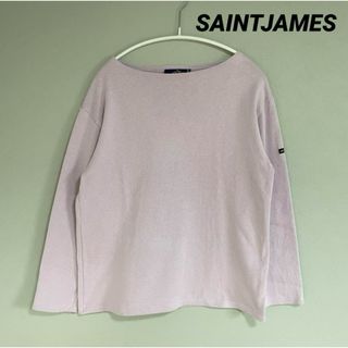 セントジェームス(SAINT JAMES)のセントジェームス ウェッソン 無地 ライトパープル(カットソー(長袖/七分))