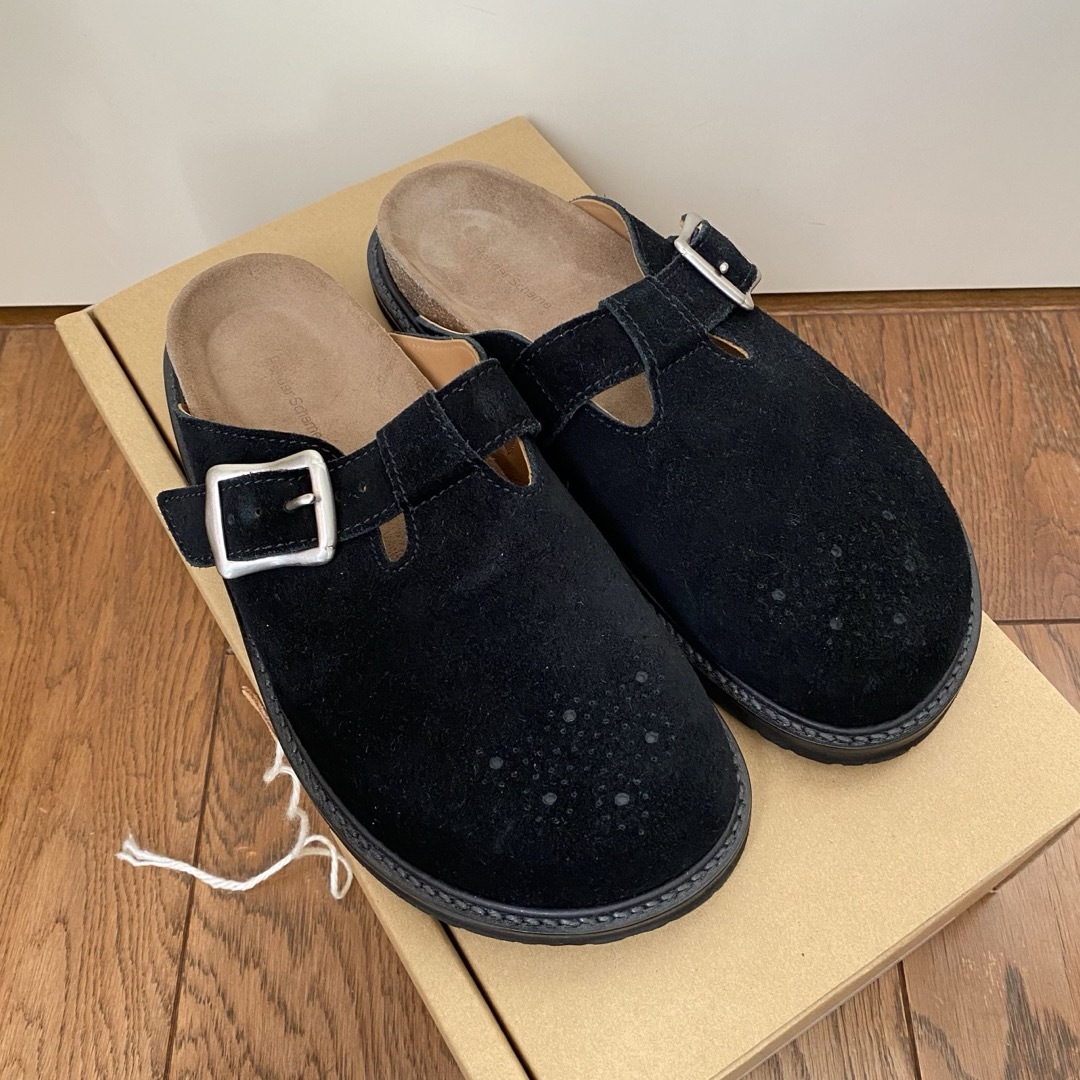 Hender Scheme】エンダースキーマ バグス スエード ブラック 新品 Hender Scheme】エンダースキーマ バグス スエード ブラック 新品