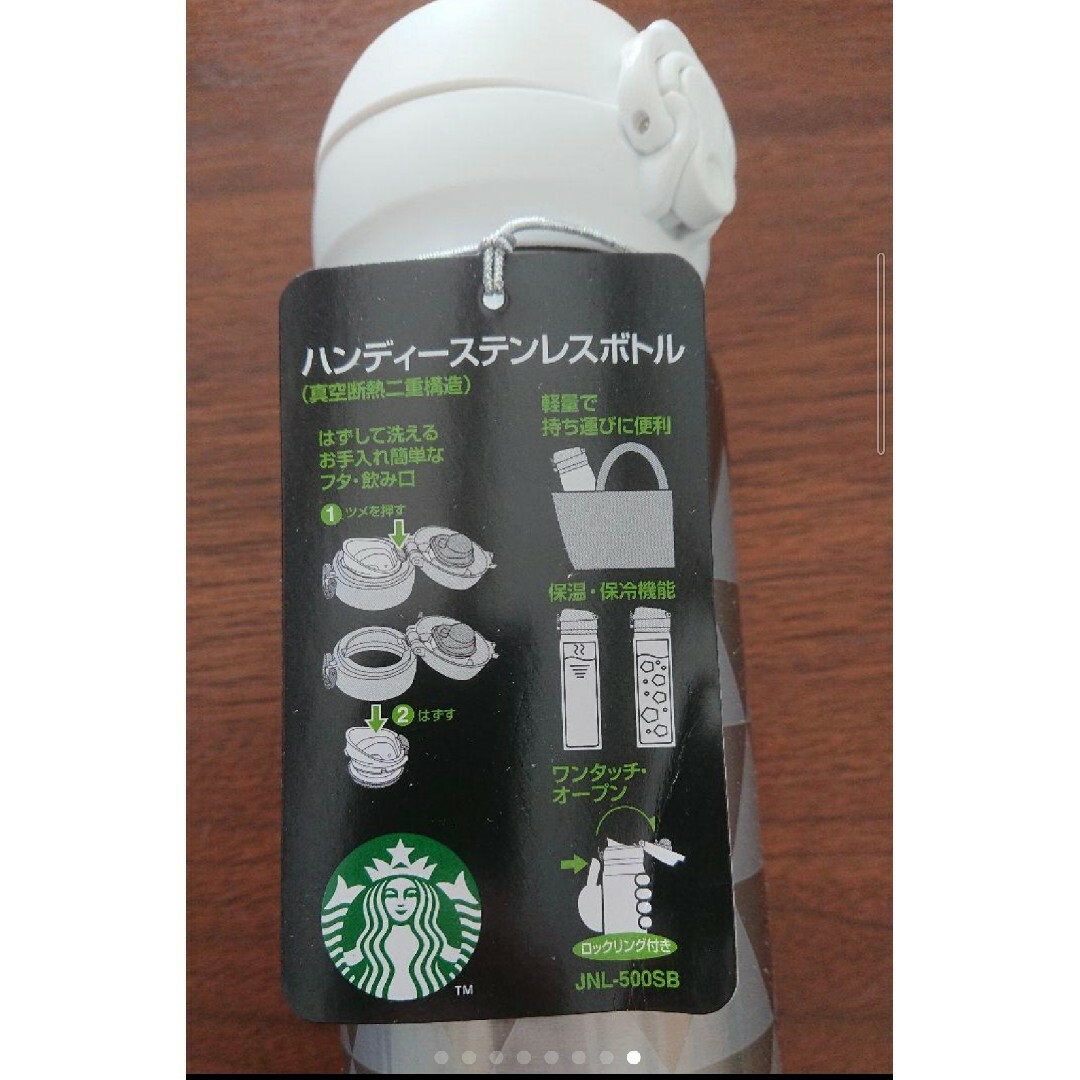 Starbucks(スターバックス)の新品 スターバックス 店舗限定 富士山柄 ボトル 500ml  チケット付き インテリア/住まい/日用品のキッチン/食器(タンブラー)の商品写真