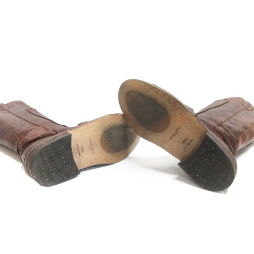 other(アザー)のyasuko kojima ロング ブーツ レザー 22.5cm ブラウン レディースの靴/シューズ(ブーツ)の商品写真